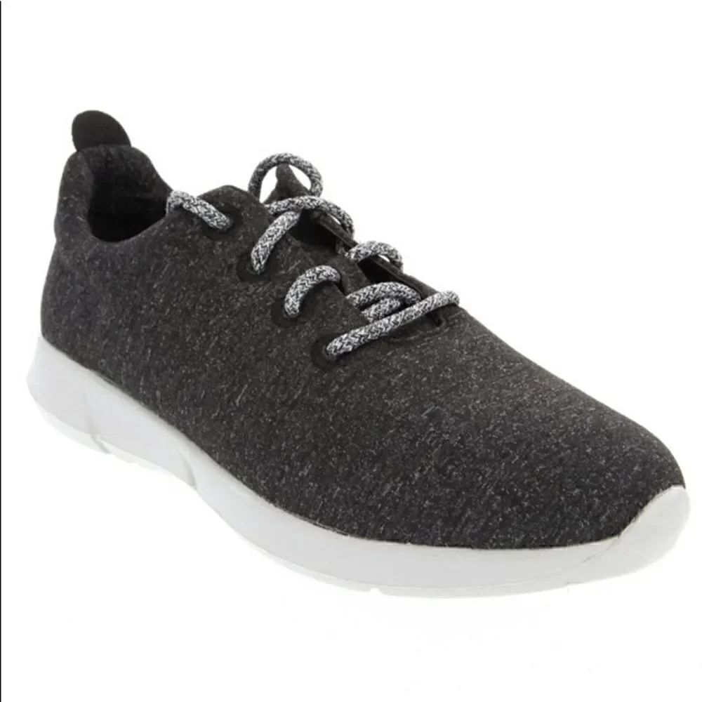 Sugar Gabber Black Lace-Up Casual Sneakers 8.5M